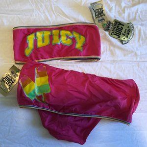 Juicy couture swim suit bikini rainbow icecream S